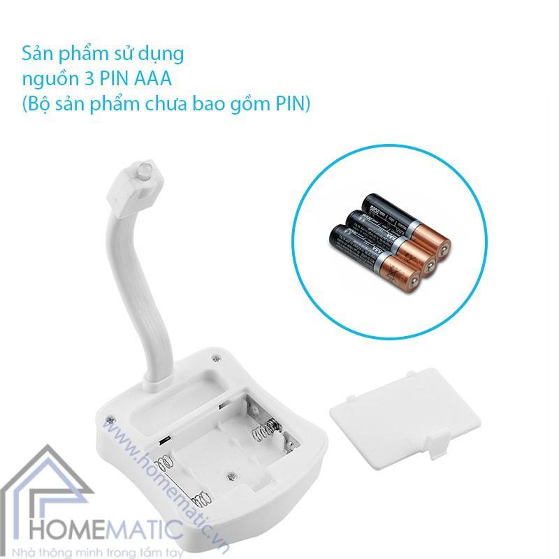 Đèn LED 8 Màu Cảm Biến Gắn Bồn Cầu Thông Minh.