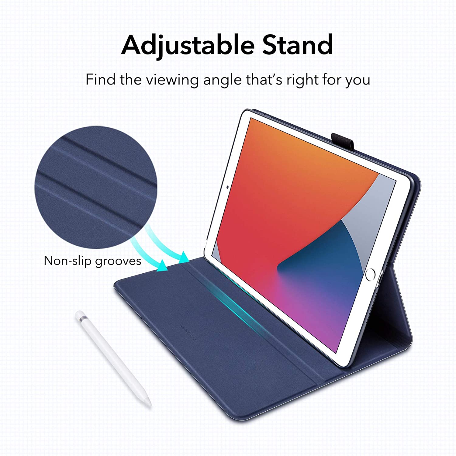 Bao da cho iPad Gen 8 10.2 2020 ESR Urban Premium Folio Case - Hàng Nhập Khẩu