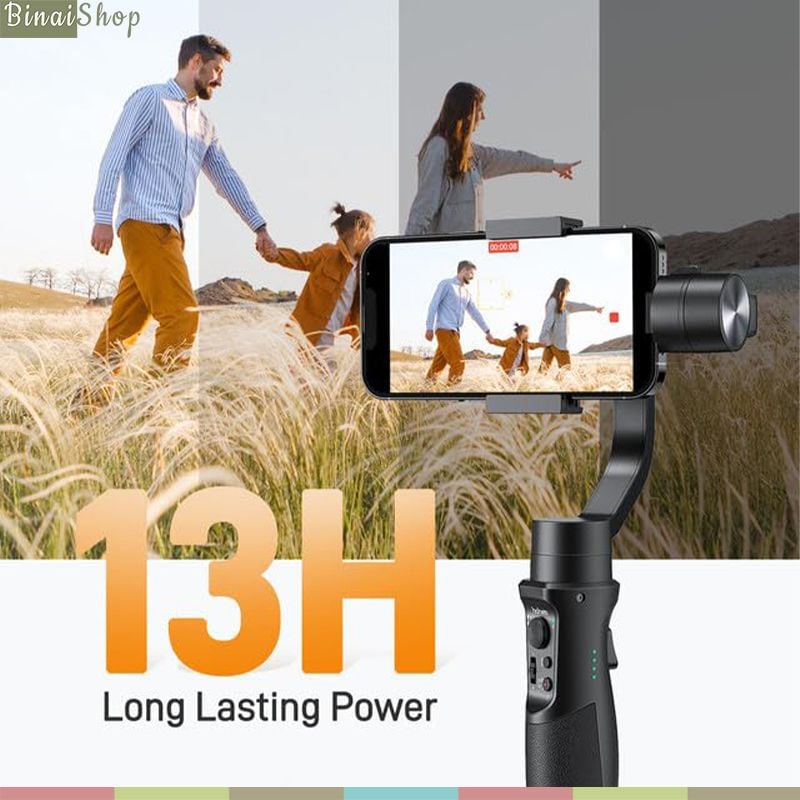 Hohem ISteady Mobile + (New Version) - Gimbal Chống Rung Dành Cho Điện Thoại, Nhận Diện Khuôn Mặt, Theo Dõi Chuyển Động, Hoạt Động 13 Giờ
