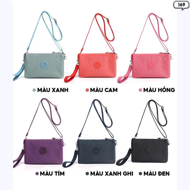 Túi Đeo Chéo Đưa Thư Nhỏ Gọn Túi Dạo Phố Đi Làm Đi Chơi Nhiều Màu Nhiều Ngăn Đựng 169