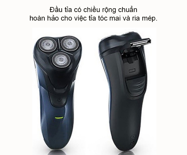 Máy cạo râu P-AT620 (Kèm đầu tỉa tóc mai và ria mép)