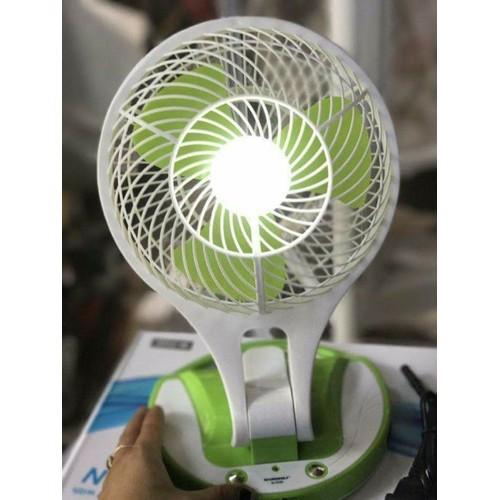 Quat Sạc Tích Điện MiniFan Kèm Đèn Sử Dụng Đến 8 Tiếng