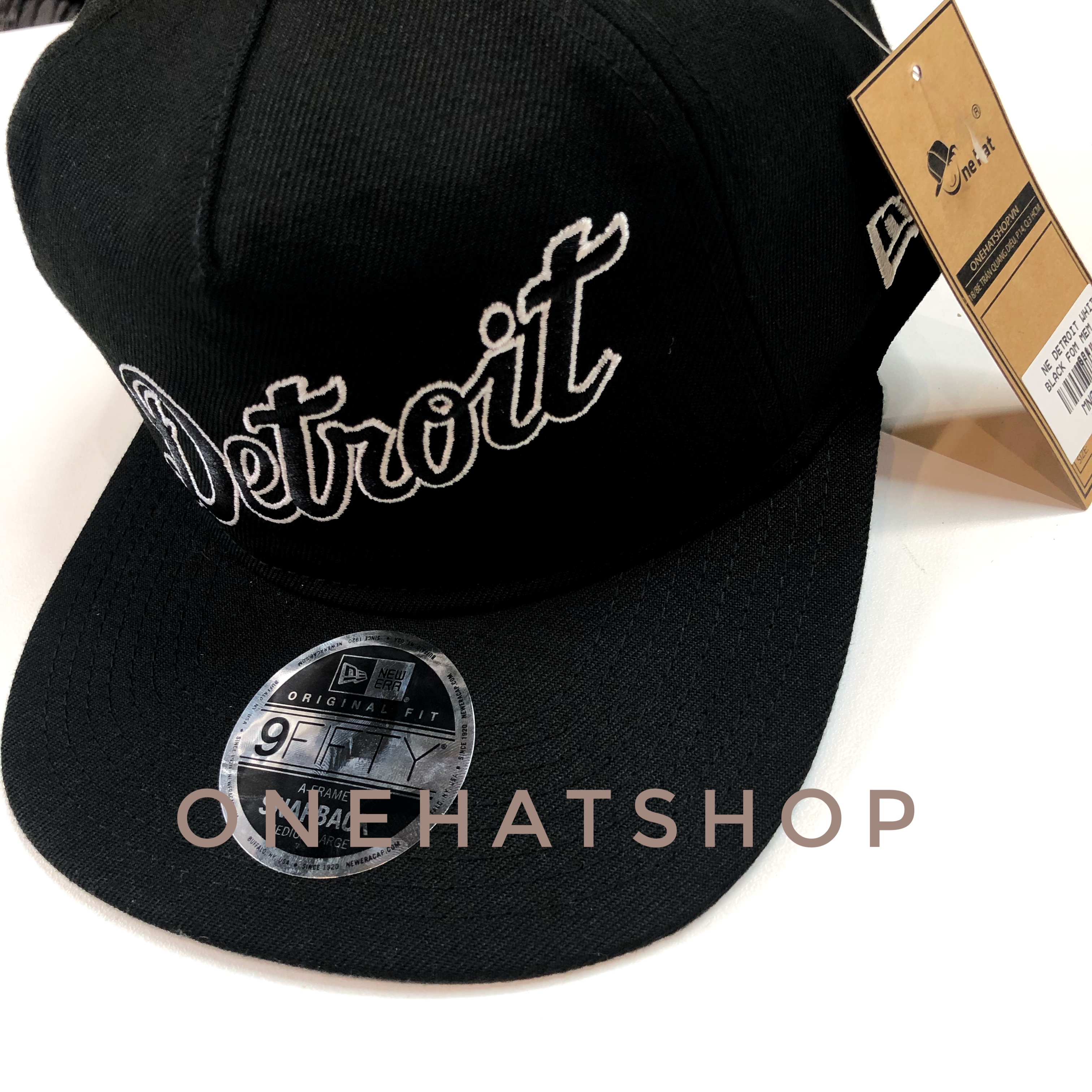 Nón snapback fom mềm 5panel Detroit xịn