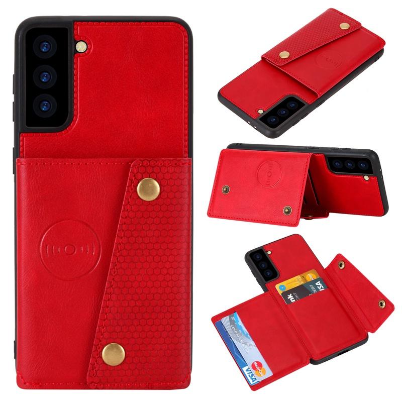 Ốp lưng điện thoại dạng ví da lật dành cho Samsung Galaxy S21 FE 5G S21 Ultra 5G S21+ / S21 plus S20 FE / S20 Lite S20 Ultra S20+ /S20 Plus