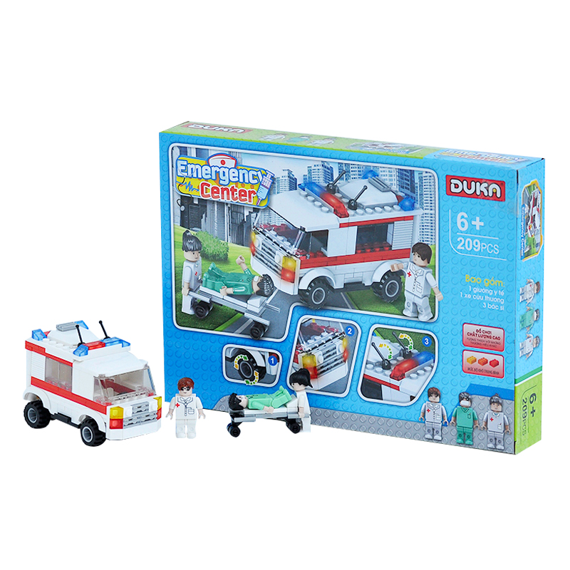 Đồ chơi ghép hình Duka – Trung tâm cấp cứu