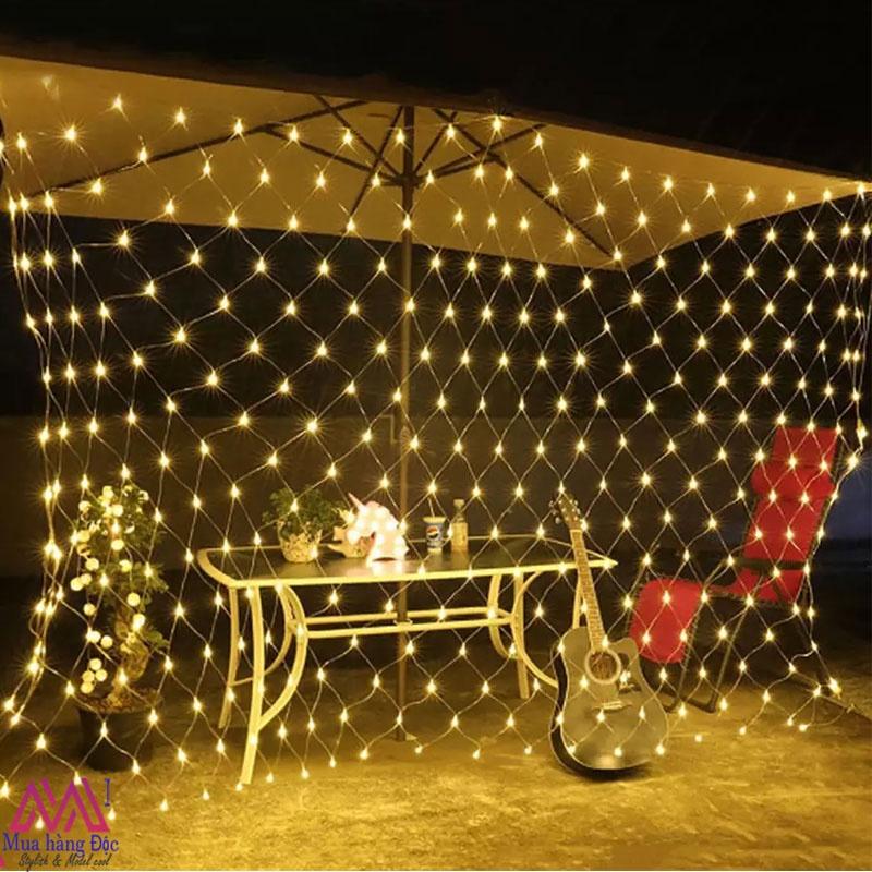 Đèn Trang Trí Đèn led trang trí lưới đánh cá cắm điện 3 x 2 mét