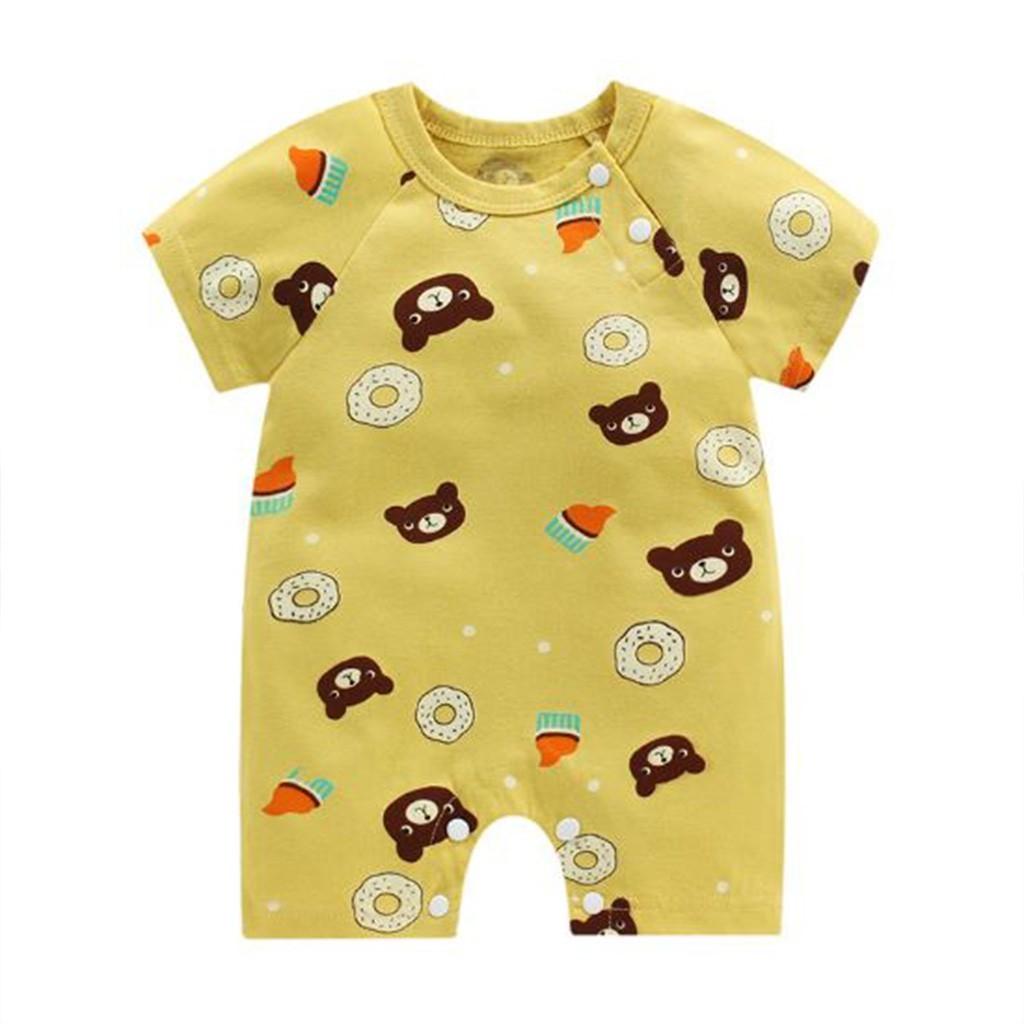 Bộ Bodysuit cho bé trai/gái từ 3-12kg cộc tay hàng đẹp, chất thoáng mát cho bé vận động cả ngày