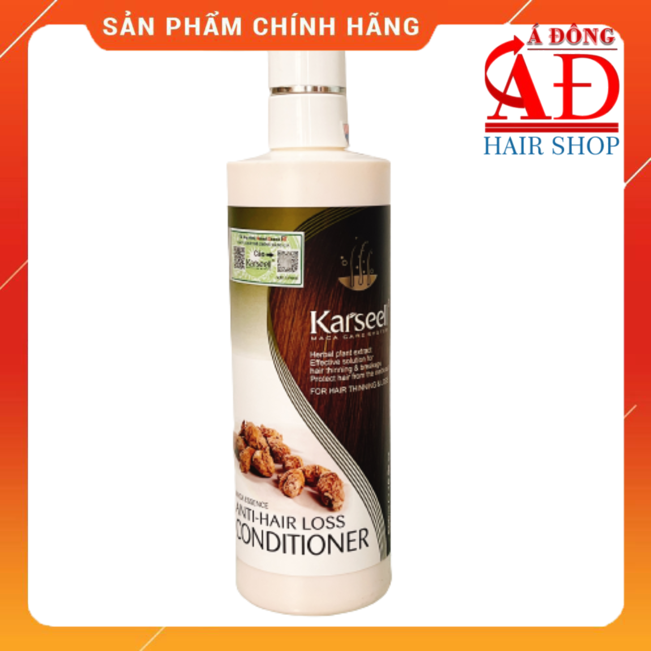 Dầu gội xả chống rụng, kích mọc tóc Karseell Maca Anti Hair Loss 500ml