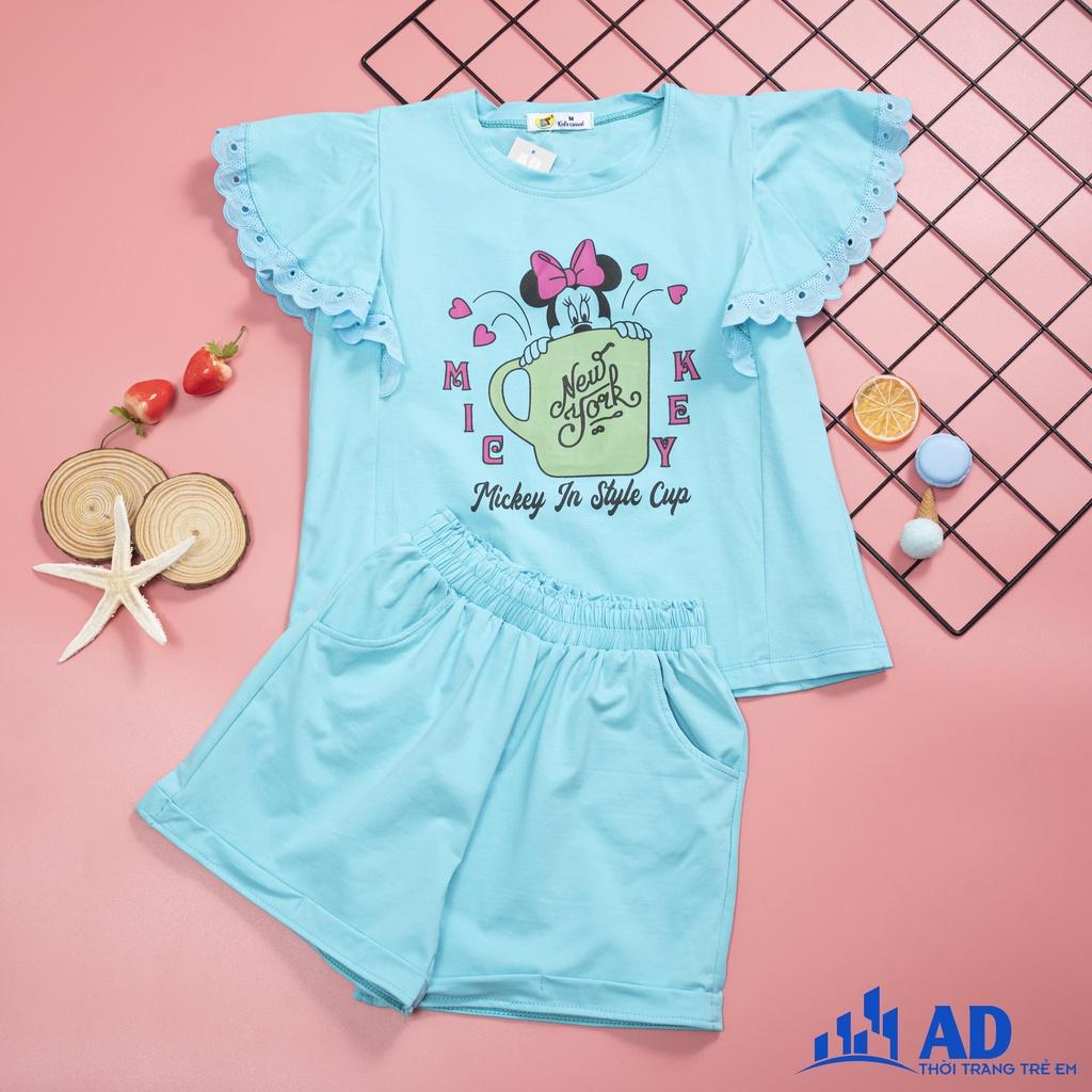 Set đồ bộ thun dể thương cho bé gái