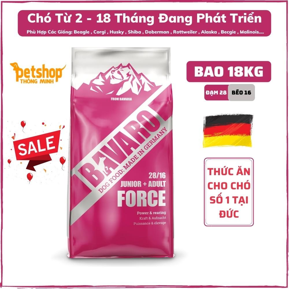 Thức Ăn Cho Chó Cao Cấp Từ 2 - 18 Tháng Giống Chó Size Lớn Josera Bavaro Force 18KG - Smart Pet Shop