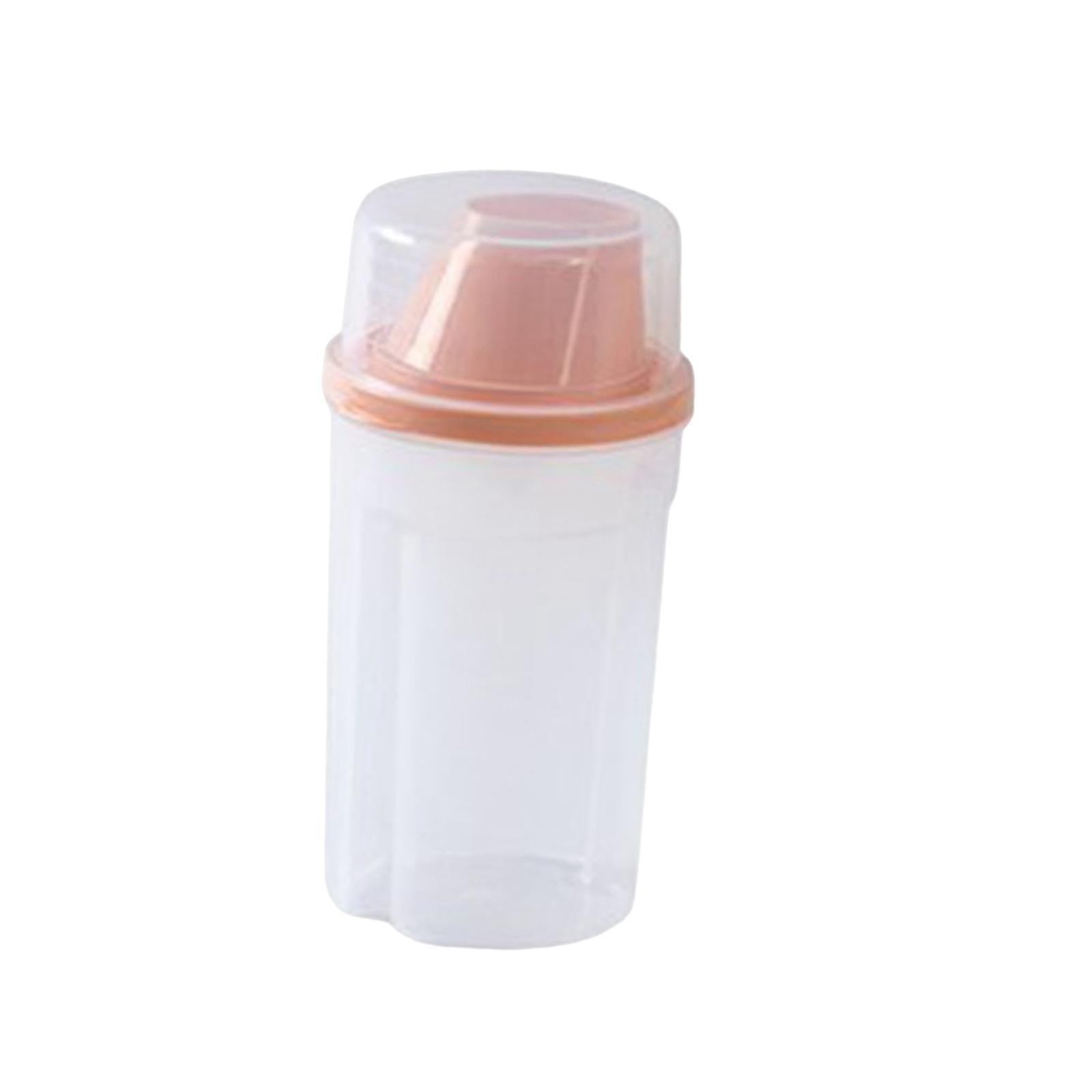 Airtight Food Storage Container with Lid Dispenser for Snacks Pantry Kitchen