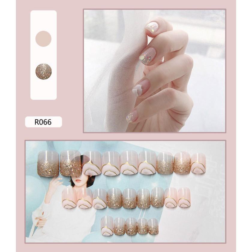 Móng tay giả đẹp làm nail kèm keo / R061-080