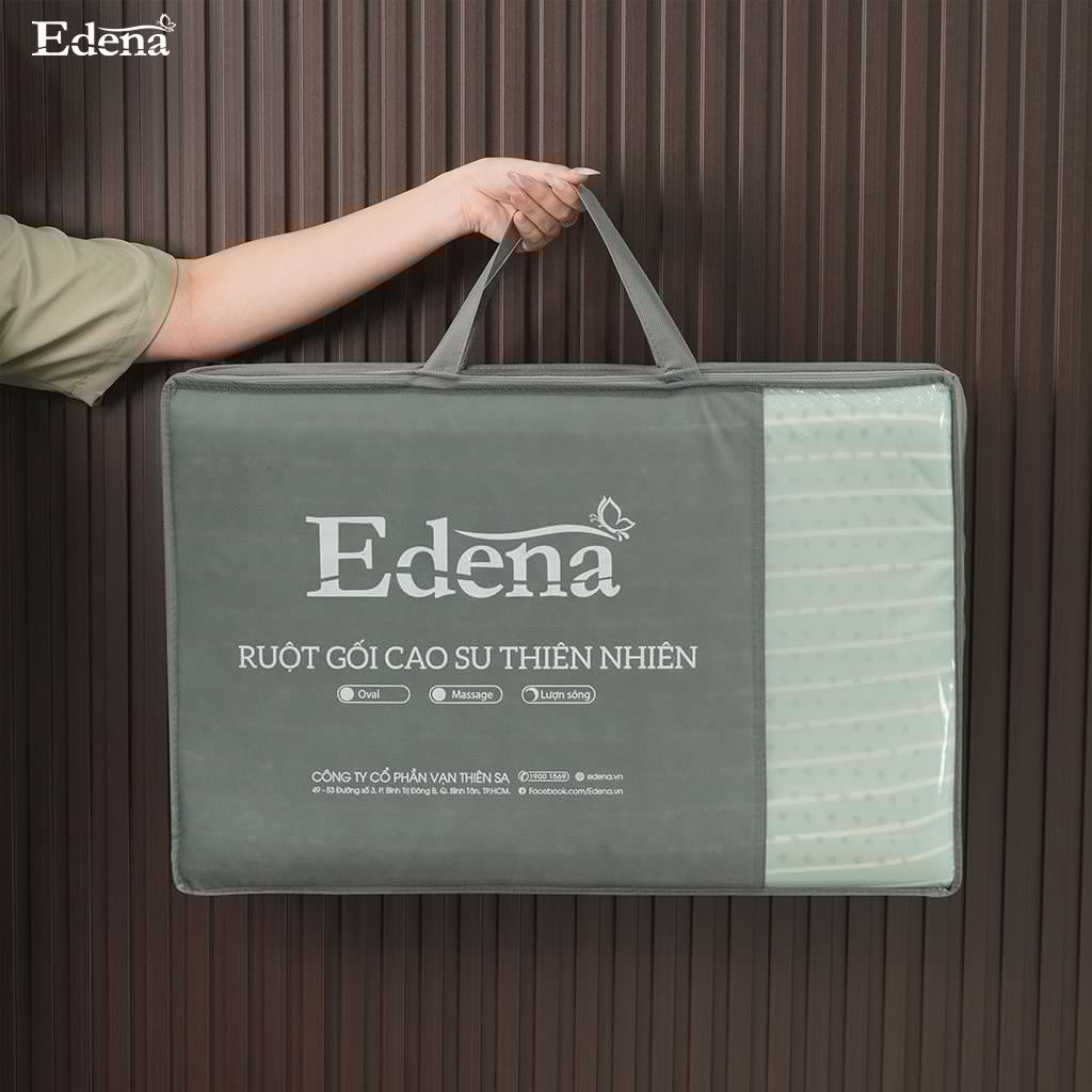Gối cao su gợn sóng Edena