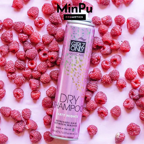Dầu Gội Khô Girlz Only 200ml giúp làm phồng, hỗ trợ cải thiện tình trạng khô bết tóc