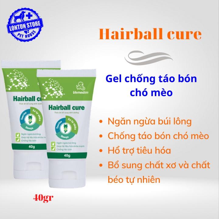Hairball Cure - Giải Quyết Búi Lông Trong Dạ Dày Và Ruột Chó Mèo, Chống Táo Bón 50g