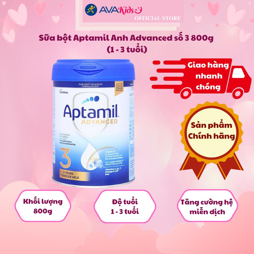 Sữa bột Aptamil Anh Advanced số 3 800g (1 - 3 tuổi)