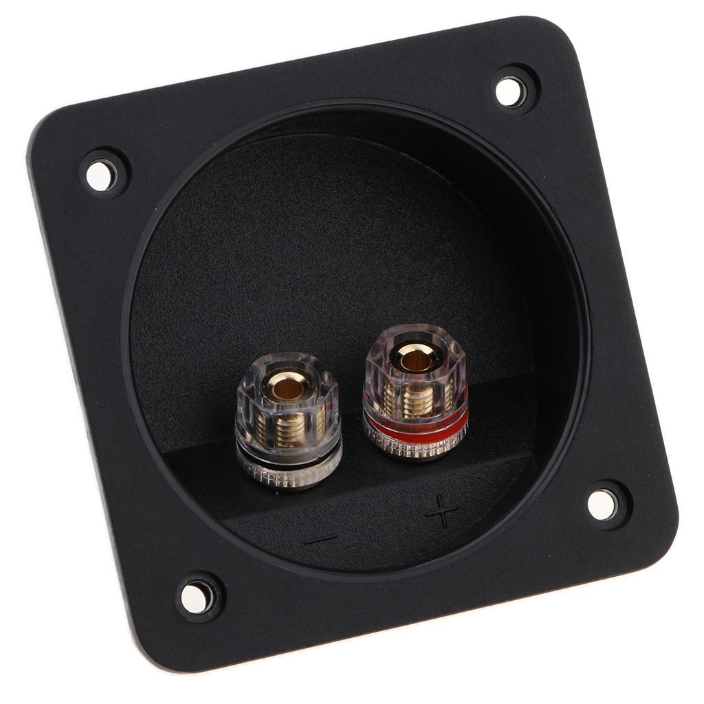 DIY Home Car Stereo 2-Way Speaker Terminal Binding Post 80 Crystal