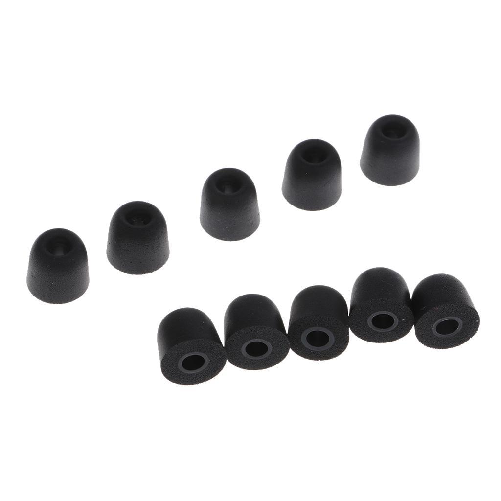 30 pcs 4.5mm Replacement Eartips Bud Earbud Memory Foam For Earphone