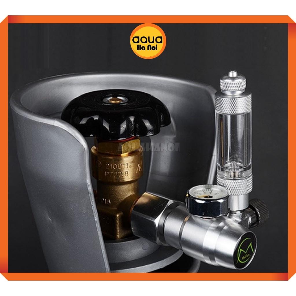 Van tinh chỉnh CO2 Mufan - Van cơ có đồng hồ báo áp suất cho hồ thủy sinh