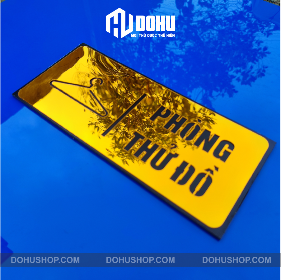 Bảng Gương Vàng Phòng Thay Đồ - DOHU33 - Sang trọng, đẳng cấp