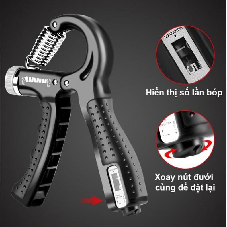 Kìm Bóp Tay Đếm số và Kìm Tập Cơ Tay ko số , Dụng Cụ Tập Cơ Tay Tập Gym Tại Nhà Điều Chỉnh Lực kìm đếm số