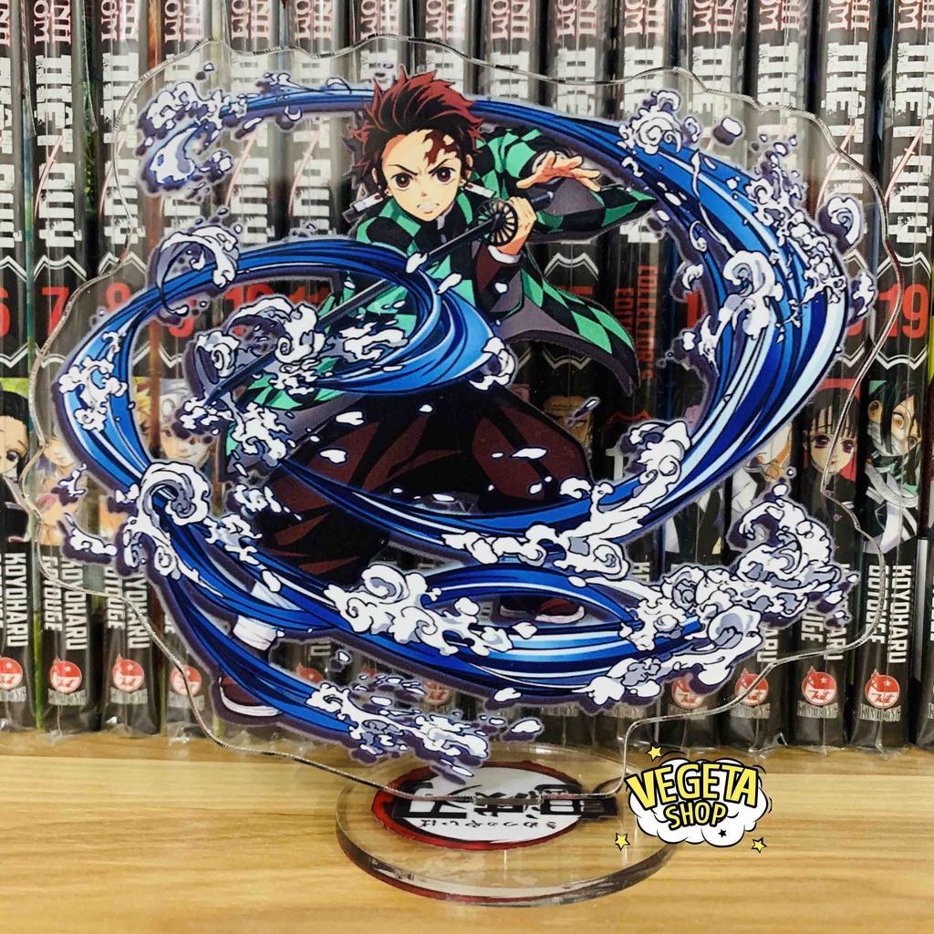 Mô Hình Tượng Standee Acrylic Mica 2 mặt - Thanh Gươm Diệt Quỷ - Kimetsu No Yaiba - Tanjiro Nezuko Akaza Rengoku Zenitsu