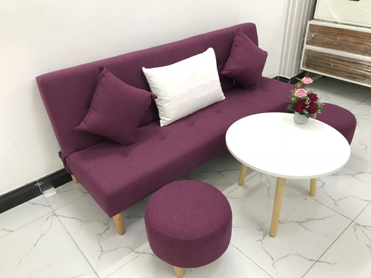 Bộ ghế sofa giường linco sofa bed phòng khách SFB-25