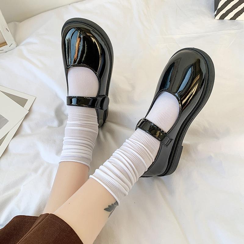 Giày ulzzang oxford nữ phong cách Lolita quai ngang Hàn quốc Vintage cho nữ sinh - Mã G58