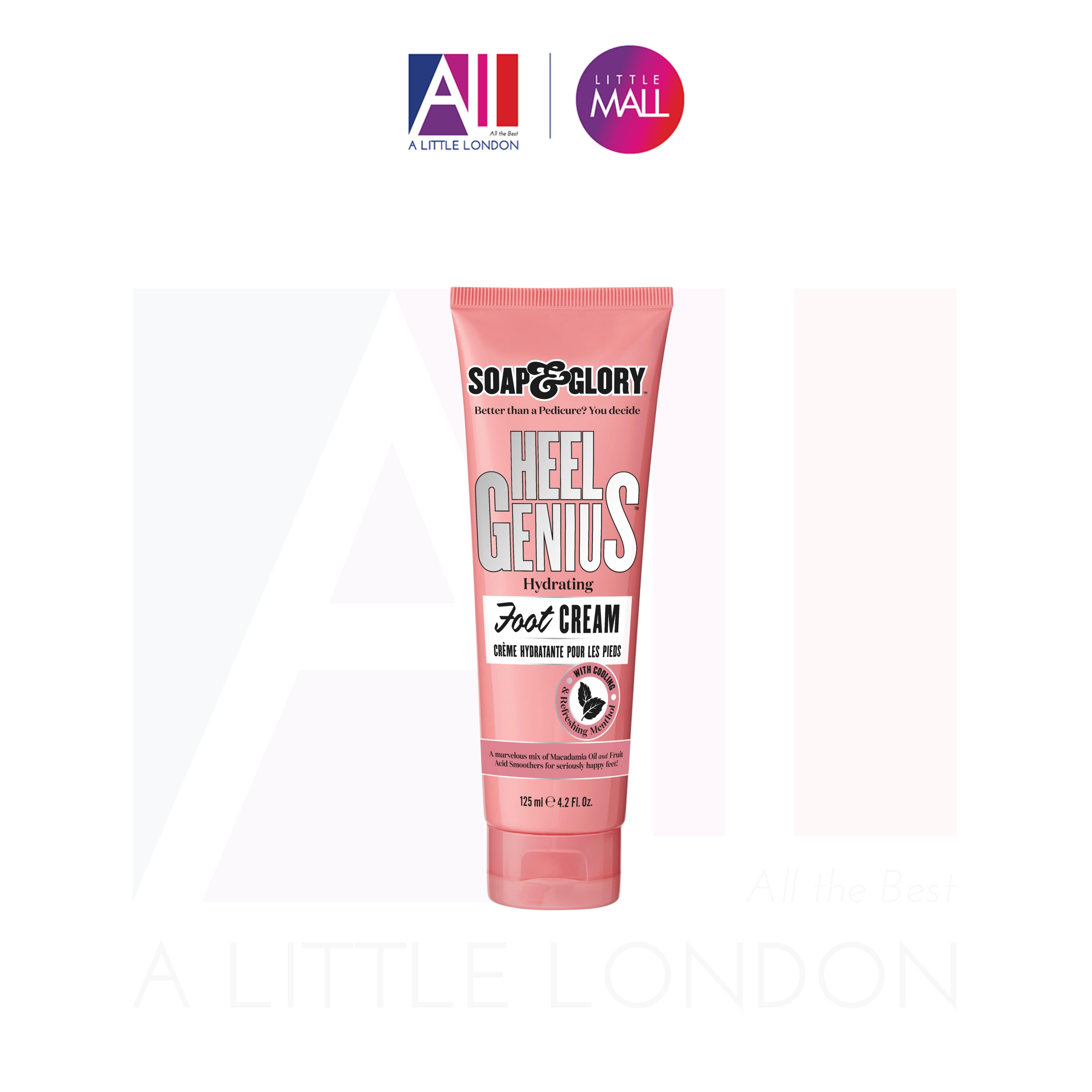 Kem dưỡng da chân Soap & Glory Heel Genius Moisturising Foot Cream 125ml