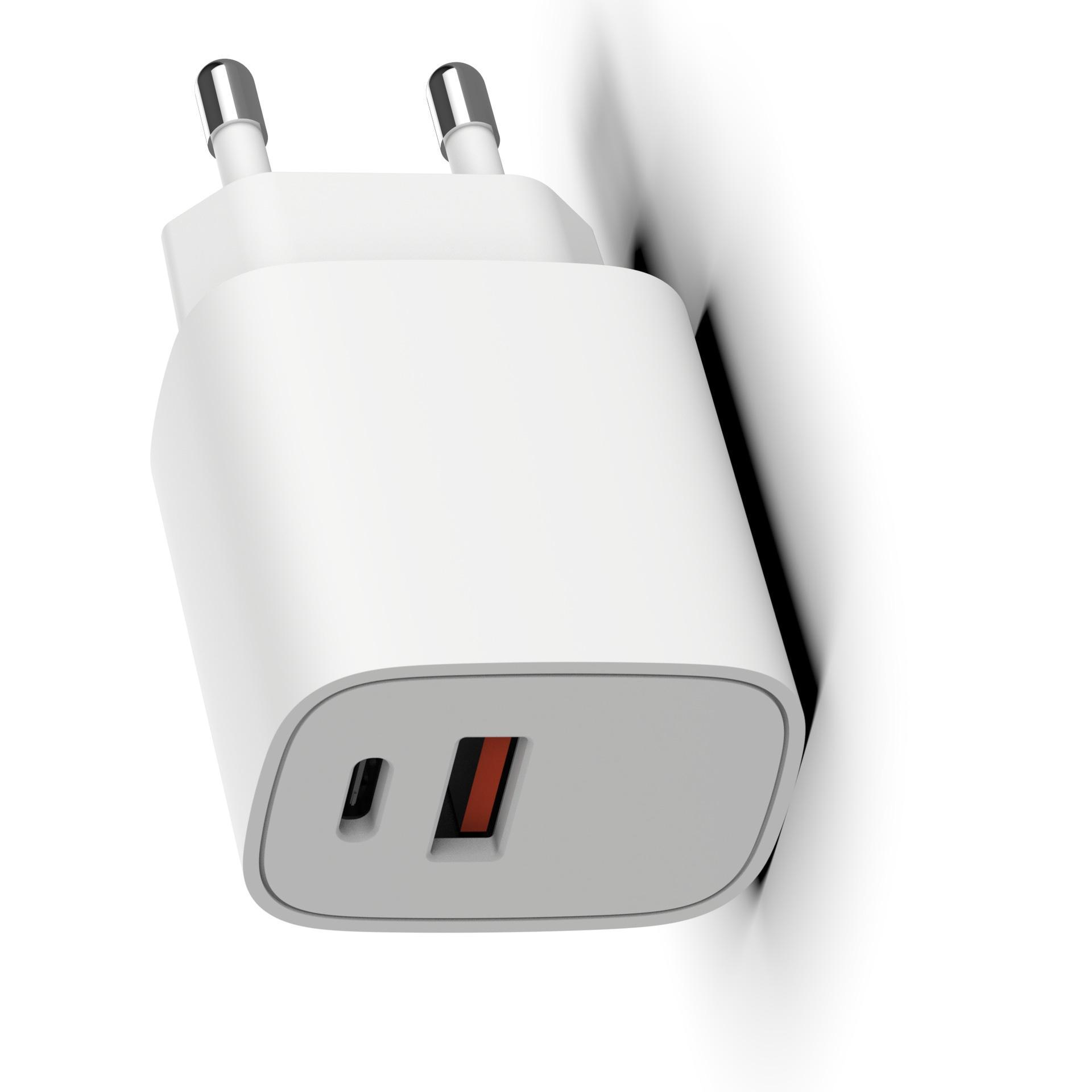 Bộ sạc cổng kép PD20W kiểu dáng mới nhất Bộ sạc nhanh PD phù hợp với đầu sạc nhanh Apple 14 tùy chỉnh bộ sạc được chứng nhận ETL