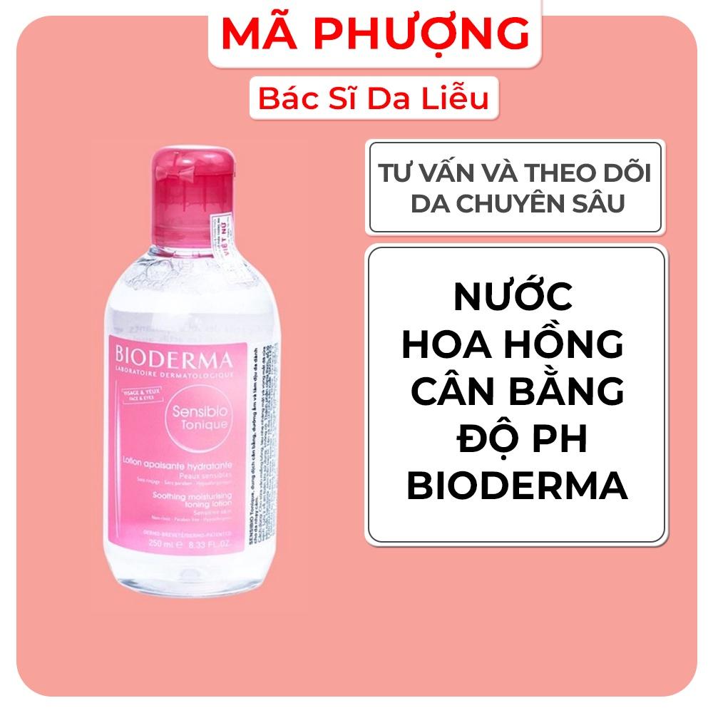 Nước hoa hồng toner cho da nhạy cảm Bioderma Sensibio Tonique 250ml
