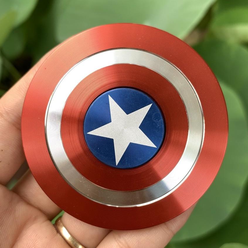 CON QUAY SPINNER CAPTAIN AMERICA VÀ NGƯỜI NHỆN KIM LOẠI CAO CẤP 150 mẫu bán sỉ