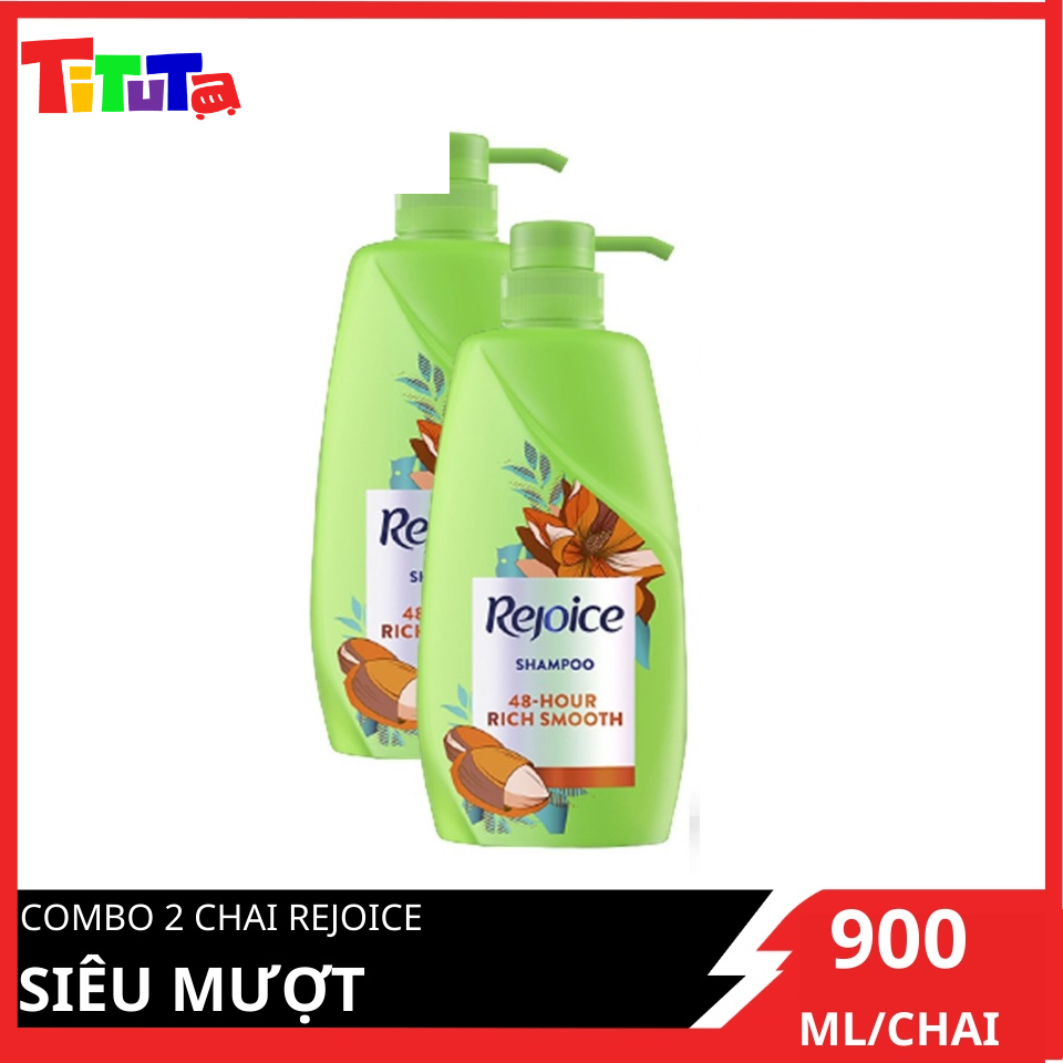 Combo 2 Dầu Gội Rejoice Siêu Mượt 900ml