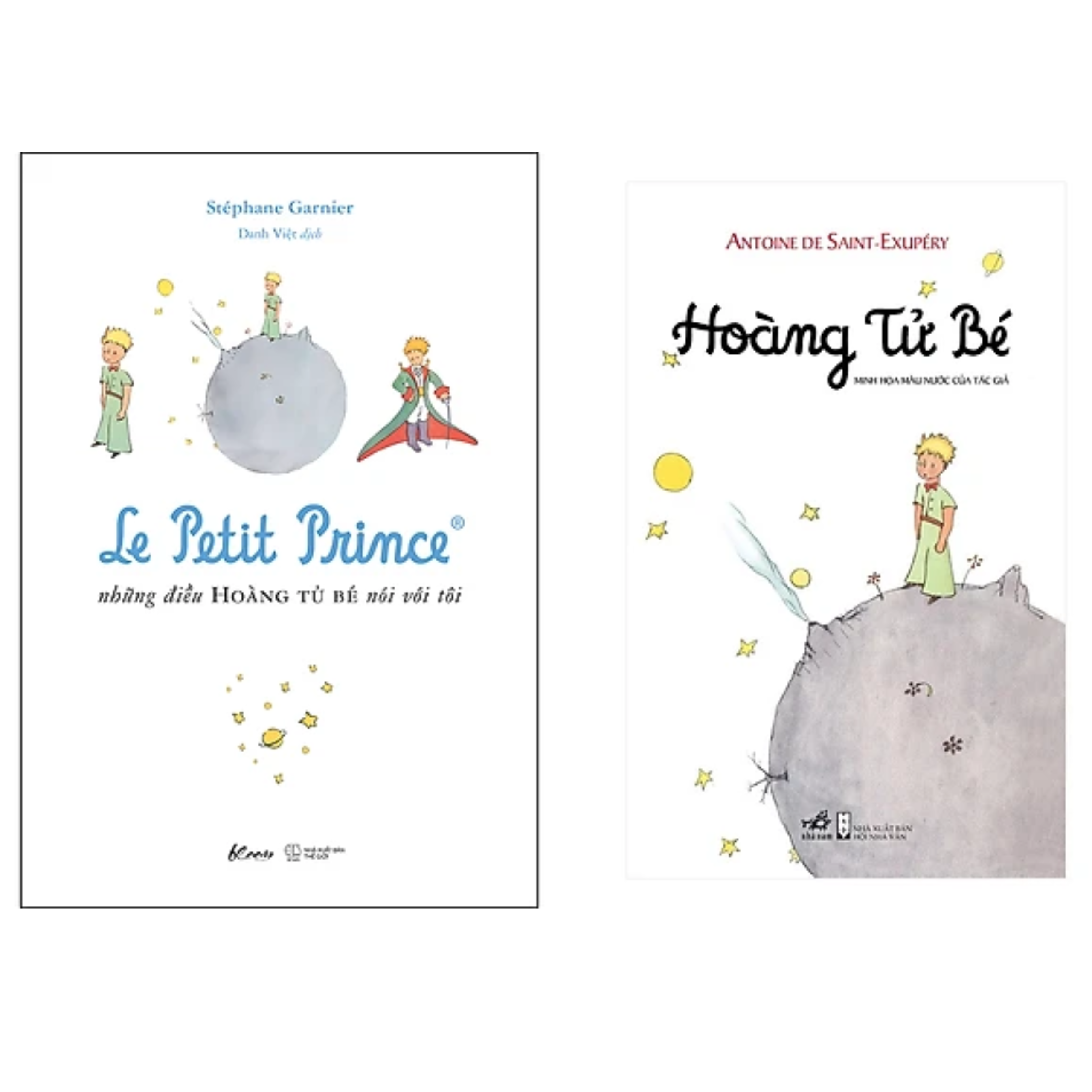 Combo 2Q Sách Văn Học Thiếu Nhi : Hoàng Tử Bé (Tái Bản 2019) + Le Petit Prince - Những Điều Hoàng Tử Bé Nói Với Tôi