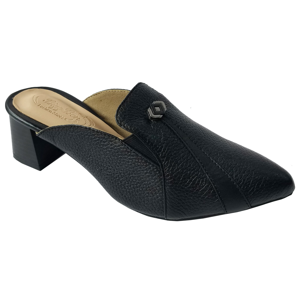 Dép Cao Gót Nữ BIGGBEN Da Bò Cao 5 Phân DCG115