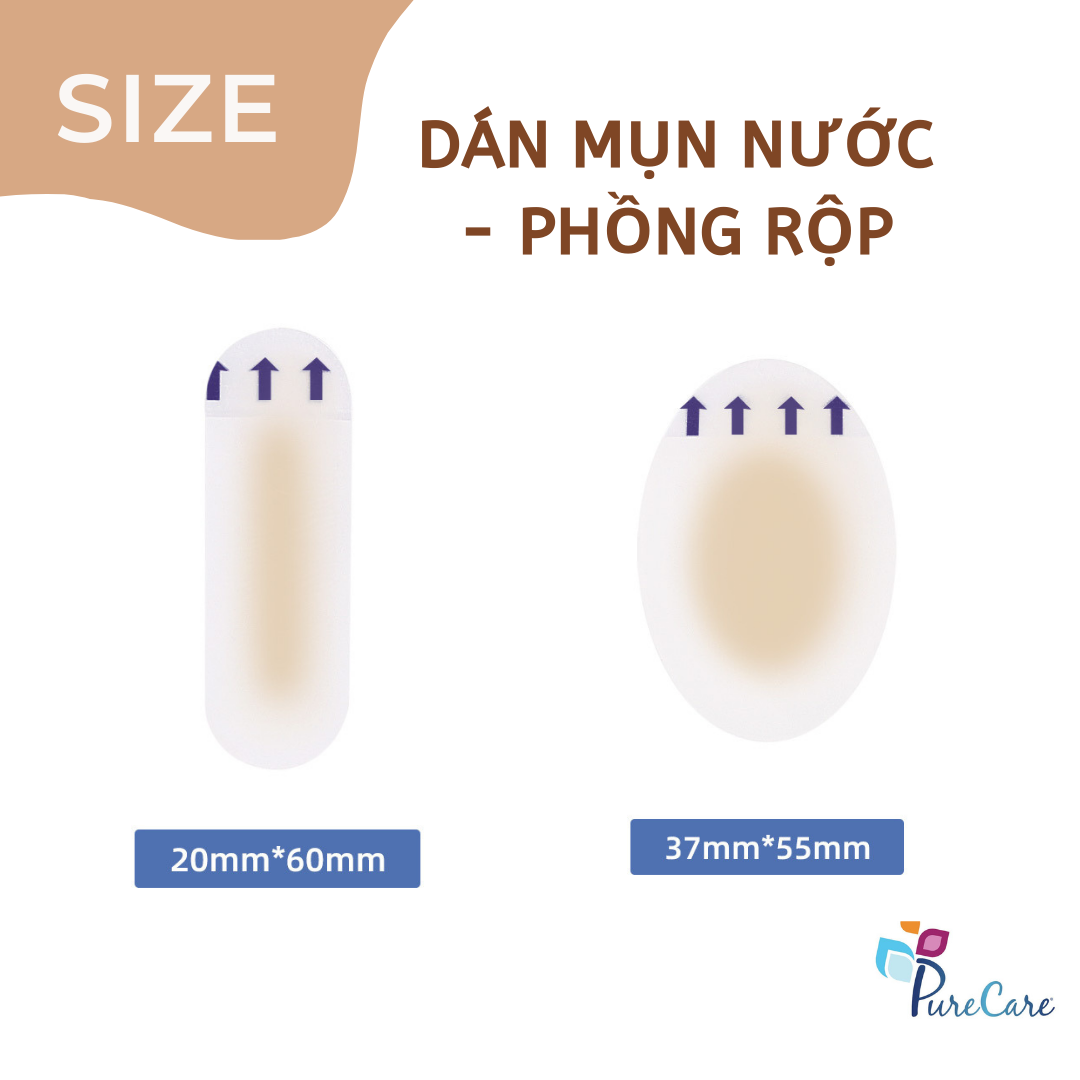 Miếng băng dán giảm mụn nước, vết chai, vết phỏng, phỏng pô, BỘ 1 CÁI