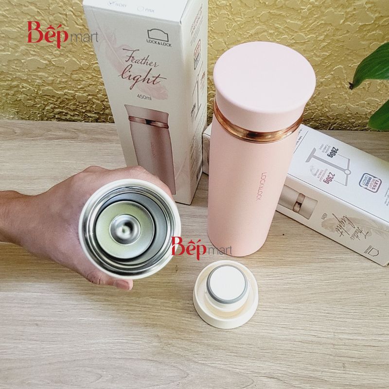 Bình giữ nhiệt LocknLock Feather Light Ring Vacuum Tumbler LHC4131 450ml