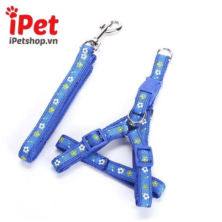 Dây Dắt Kèm Đai Người Cho Chó Mèo Dưới 5kg