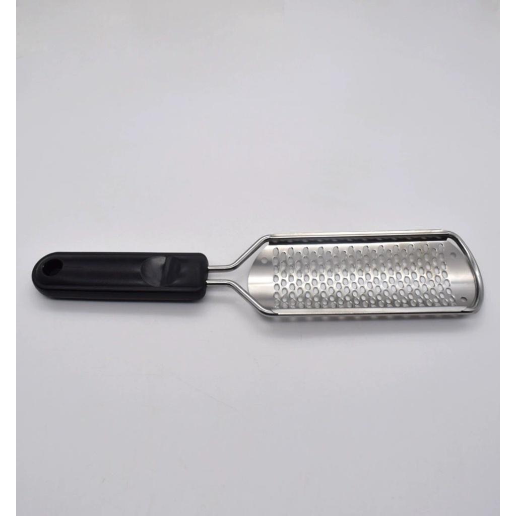Chà gót cầm tay inox và thép trắng.. tiện lợi chà da chết chân tay móng nail