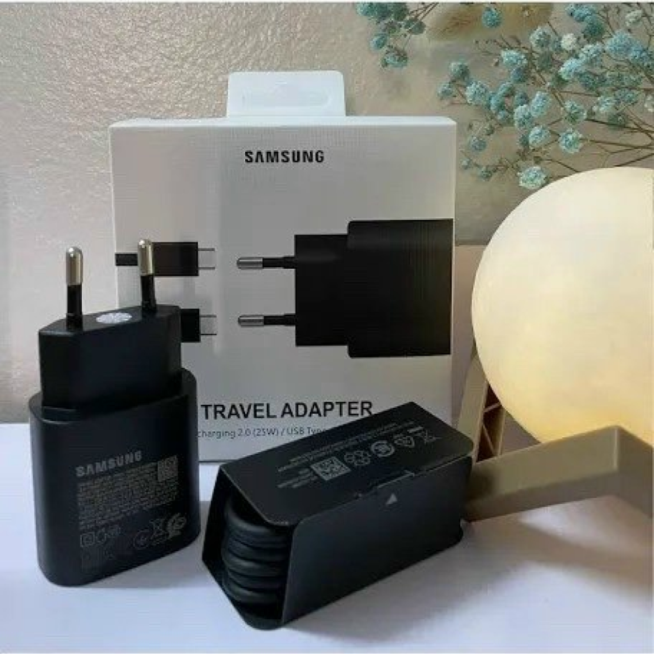 Bộ sạc nhanh 25W cho Samsung cổng Type C to C full box