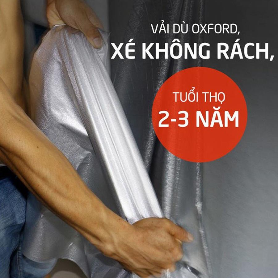 Bạt phủ xe ô tô 3 lớp thông minh, chất liệu vải dù oxford cao cấp, áo trùm bảo vệ xe Mazda Cx5 che nắng
