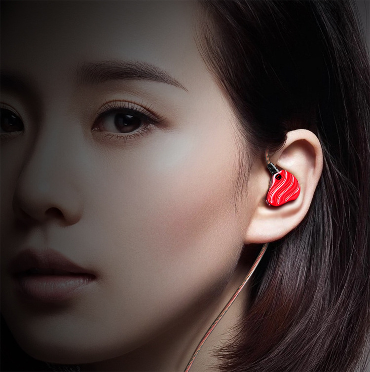 Tai Nghe nhét tai Sport Earphone móc qua vành tai kèm 4 mút tai nghe và hộp đựng (Đen)