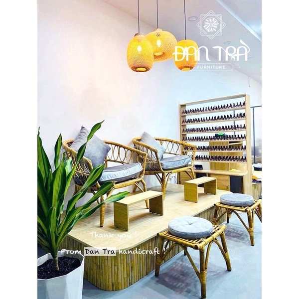 [GIÁ TẠI XƯỞNG] Ghế Đơn Tay Bè Cổ Điển - Ghế Mây Classic ĐAN TRÀ - Bàn Ghế Mây Tre Coffee