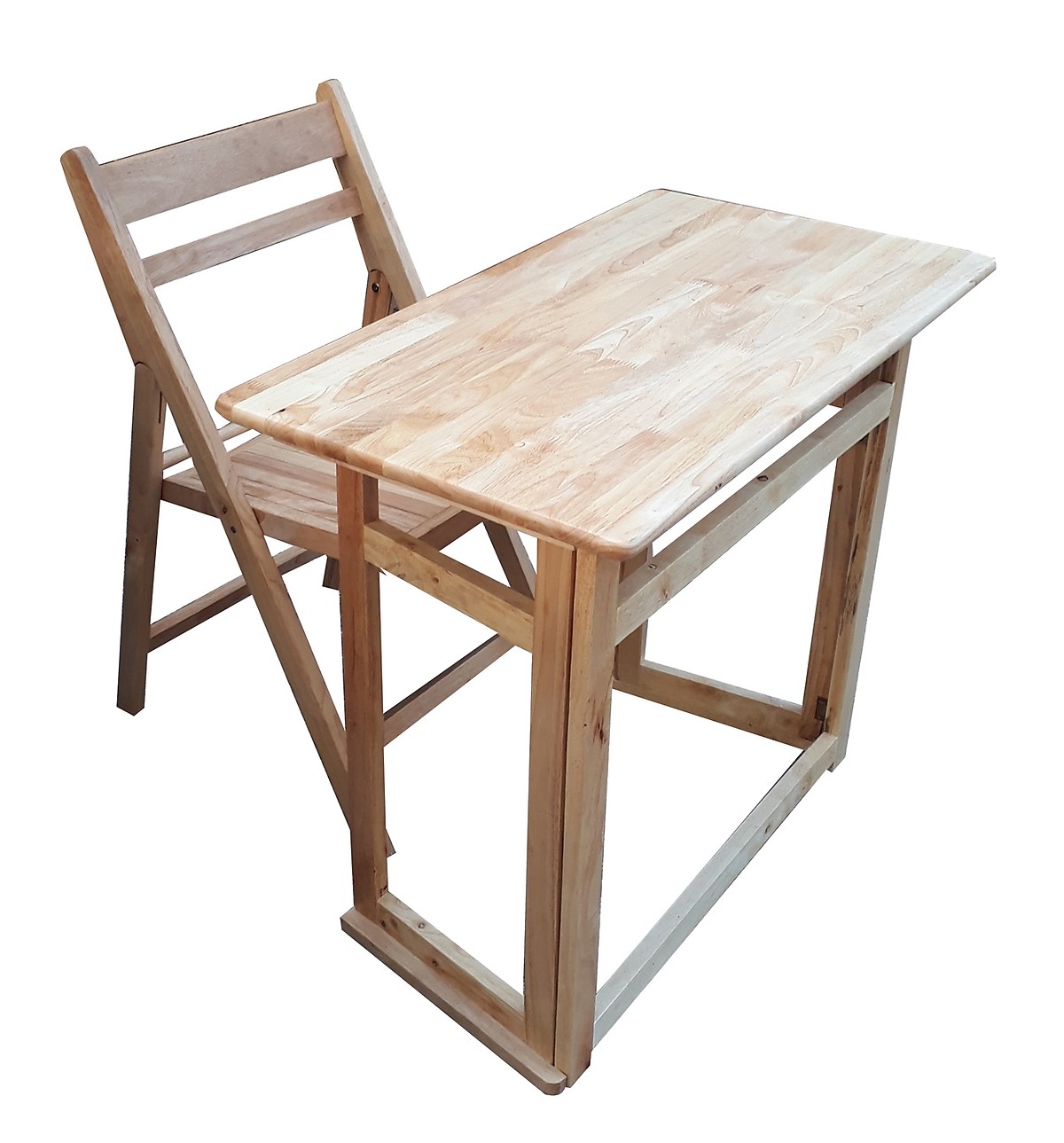 Bàn Học Sinh Xếp Gọn Cho Bé Tiện Lợi - Sản xuất Từ Gỗ Cao Su