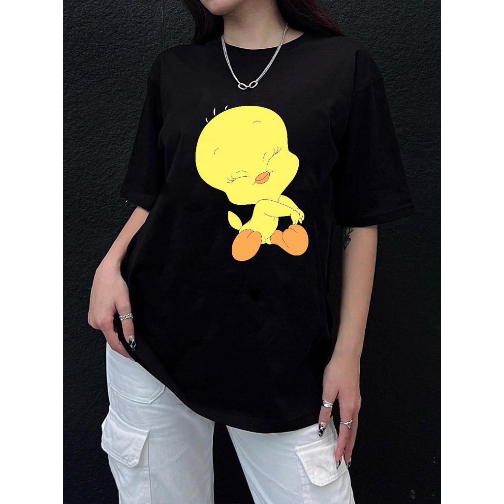 ÁO THUN UNISEX NAM NỮ con vịt điệu đà
