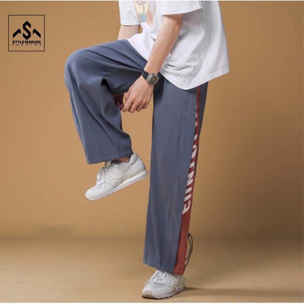 Quần Jogger Ống Suông Rộng Phối Viền Sọc Màu Kiểu Dáng Trẻ Trung Năng Động STYLE MARVEN - JOGGER NAM 90000100C2