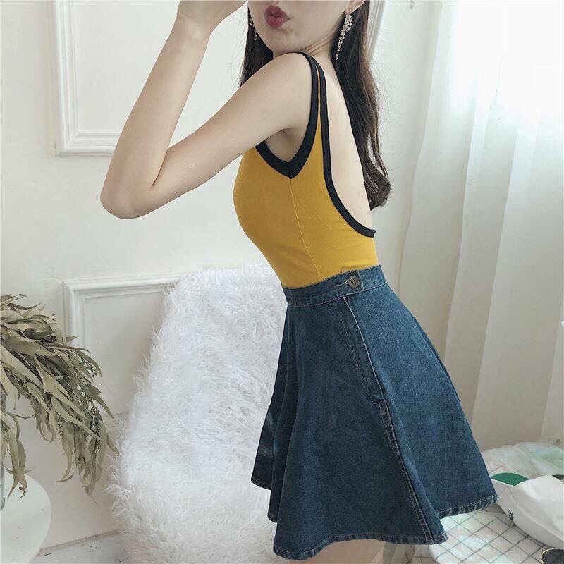 Áo croptop nữ 3 lỗ hở lưng thời trang XIXO cao cấp - mã ATN0047