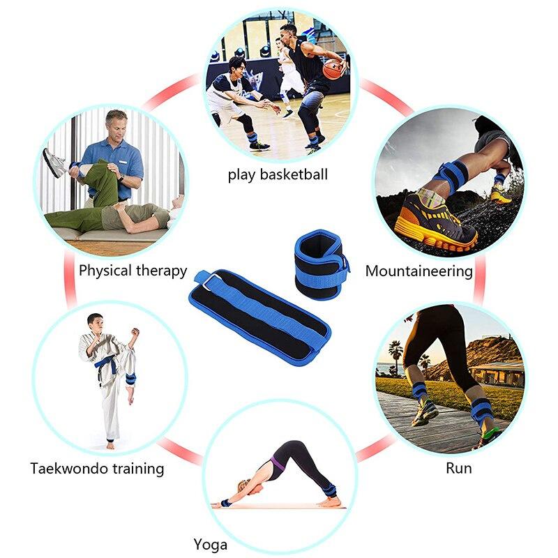 Ankle Strap Wrist Support Gym Exercise Leg Strength Training Fitness Taekwondo Weight Bearing Strength Watch Band Foot Ring