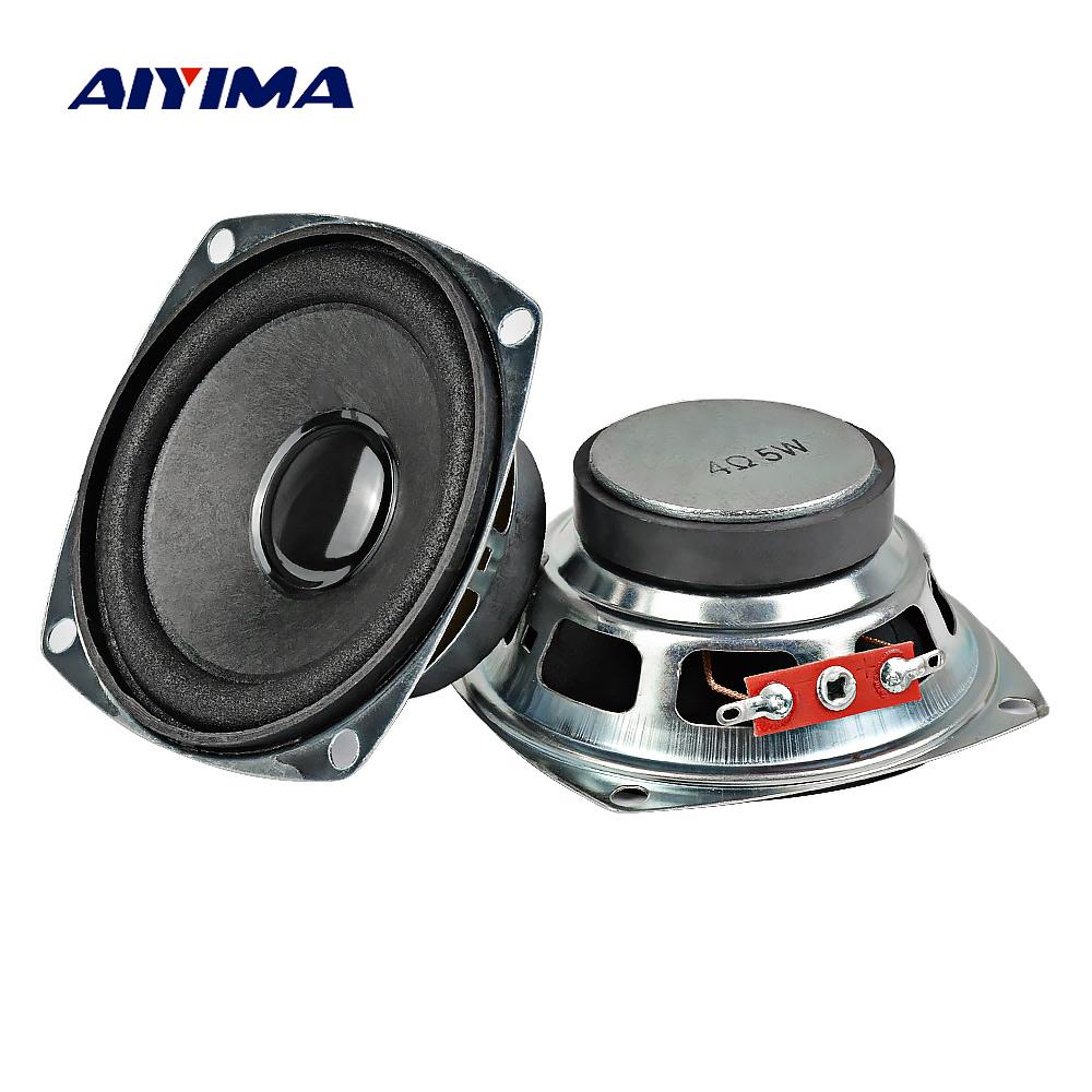 AIYIMA 2 3 Inch Di Động Loa Toàn Dải 4 Ohm 5W Loa Đa Phương Tiện Loa Khuếch Đại Âm Thanh Gia Đình Rạp Hát