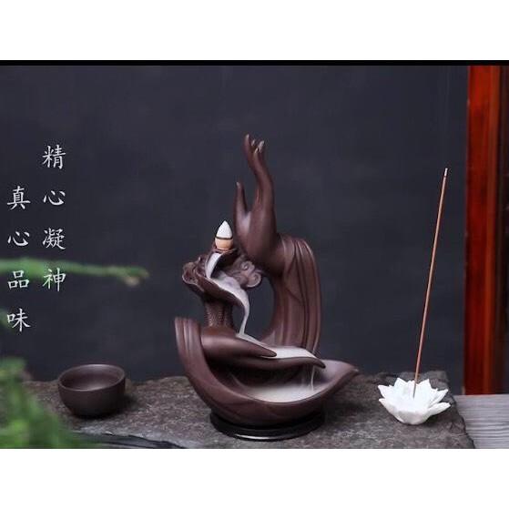 Thác khói trầm hương -Thác xông,đốt trầm Phật thủ -Tổng hợp nhiều mẫu đẹp nhất
